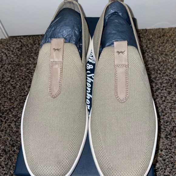 Wolf and Sheperd Slip on Softknit Loafer Stone/White Mens Size 10 Womens Size 12 - Picture 3 of 7